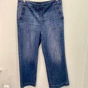 Talbots Dark Blue Flare Jeans